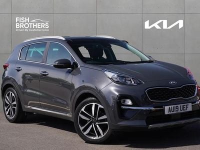Usado Kia Sportage 134 HP (98 kW) 2019 Cinzento SUV
