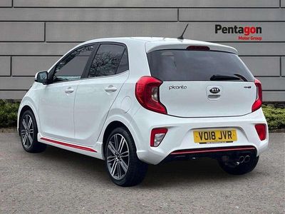 Used Kia Picanto GT-Line 65 HP (47 kW) 2018 White Hatchback