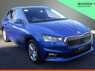 Used Skoda Fabia SE L 113 HP (83 kW) 2025 Race blue metallic Hatchback