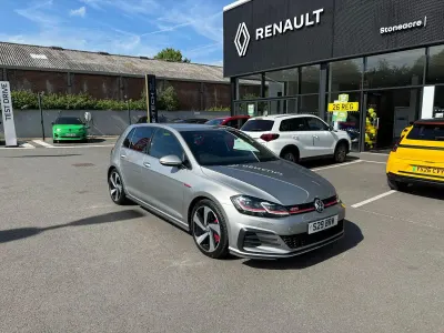 Used VW Golf VII GTI 245 HP (180 kW) 2019 Silver Hatchback