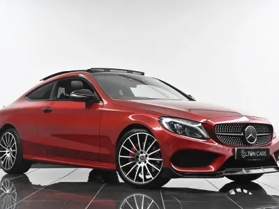 Used Mercedes C300 AMG Line Premium Plus 2016 Red Coupe