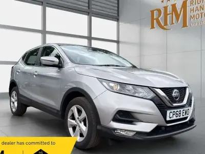Used Nissan Qashqai Acenta Premium 116 HP (85 kW) 2018 Silver SUV