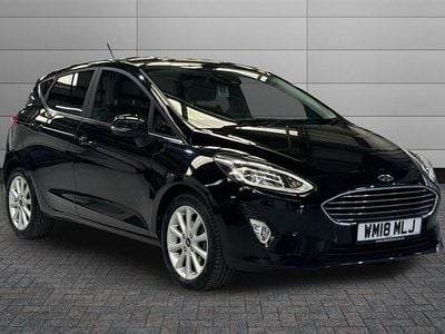 Used Ford Fiesta Titanium 100 HP (73 kW) 2018 Black Hatchback