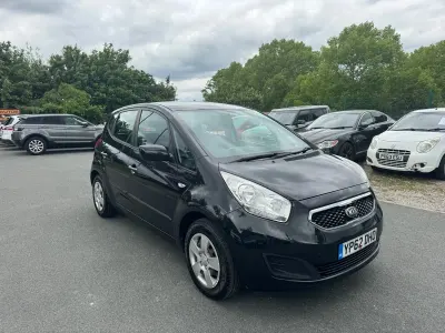Used Kia Venga Air 90 HP (66 kW) 2012 Black Hatchback