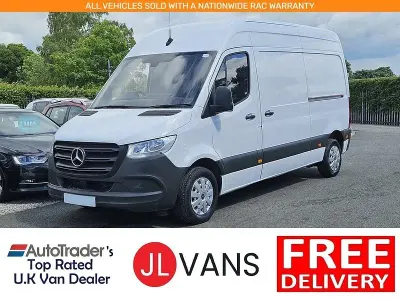 Begagnad Mercedes Sprinter Progressive 150 HK (110 kW) 2021 Vit Van