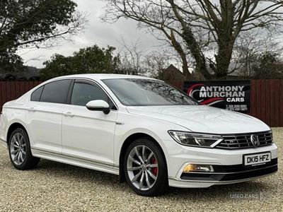 White Used 2015 VW Passat R-line Sedan | £10,950 (Expensive)