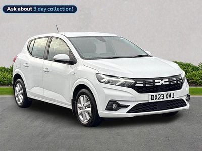White Used 2023 Dacia Sandero Expression Hatchback | £10,724 (Good price)