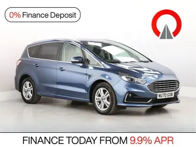 Used Ford S-MAX Titanium 150 HP (110 kW) 2020 Blue MPV