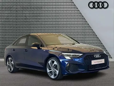 Used Audi A3 Comfort 150 HP (110 kW) 2022 Blue Sedan