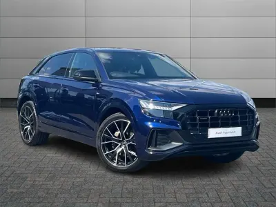 Used Audi Q8 Black Edition 281 HP (206 kW) 2021 Blue SUV