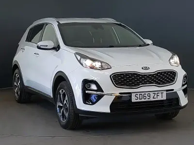 Używany Kia Sportage 130 KM (95 kW) 2020 Biały SUV