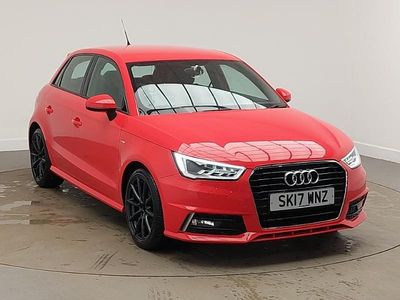 Used Audi A1 S-Line 116 HP (85 kW) 2017 Red Hatchback