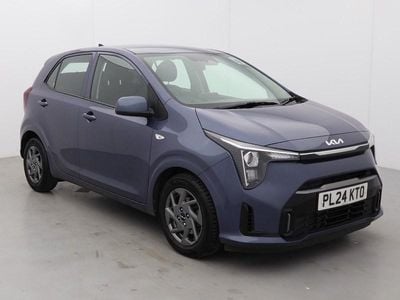 Used Kia Picanto 2024 Blue Hatchback