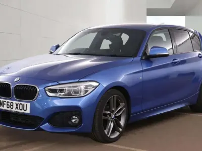 Used BMW 118 M Sport 136 HP (100 kW) 2018 Blue Hatchback