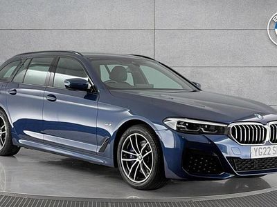 Blue Used 2022 BMW 530e M Sport Estate | £28,950 (Fair price)