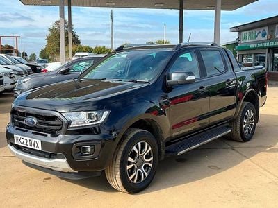 Black Used 2022 Ford Ranger Wildtrack Pickup | £14,950 (Good price)