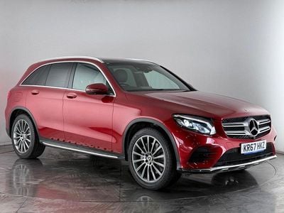Red Used 2017 Mercedes GLC350 AMG line Estate | £21,550 (Fair price)