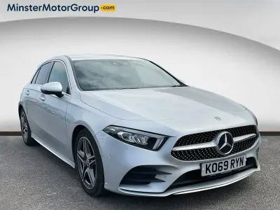 Used Mercedes A200 AMG Line Premium 150 HP (110 kW) 2020 Silver Hatchback