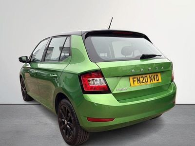 Used Skoda Fabia Colour Edition 59 HP (43 kW) 2020 Petrol manual 2020 20,000 miles green