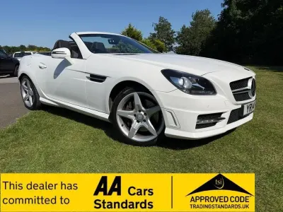 Used Mercedes SLK200 AMG 184 HP (135 kW) 2014 White Cabriolet