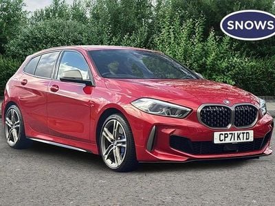 Used BMW M135 Comfort Edition 306 HP (225 kW) 2021 Red Hatchback