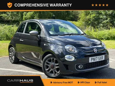 Used Fiat 500S S 2017 Black Hatchback