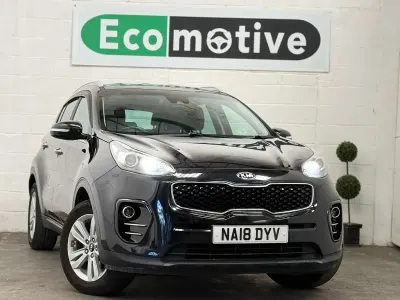 Used Kia Sportage 130 HP (95 kW) 2018 Black SUV
