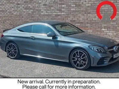 Used Mercedes C300 AMG Line Premium 258 HP (189 kW) 2018 Grey Coupe