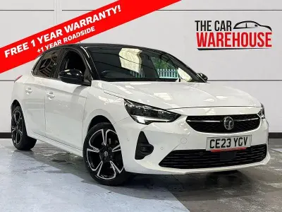 Used Vauxhall Corsa Ultimate 99 HP (72 kW) 2023 White Hatchback