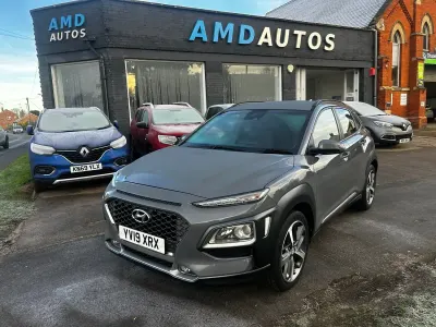 Used Hyundai Kona Premium 120 HP (88 kW) 2019 Grey SUV