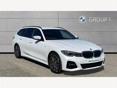 Used BMW 320 M Sport 192 HP (141 kW) 2021 Mineral white Estate