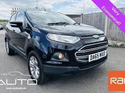 Used Ford Ecosport Zetec 110 HP (80 kW) 2015 Black SUV