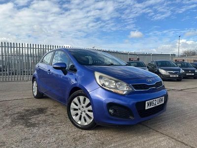 Used Kia Rio 2013 Blue Hatchback