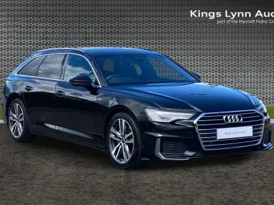 Used Audi A6 S-Line 200 HP (147 kW) 2023 Black Estate