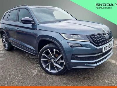 Used Skoda Kodiaq SportLine 147 HP (108 kW) 2019 Quartz grey metallic SUV
