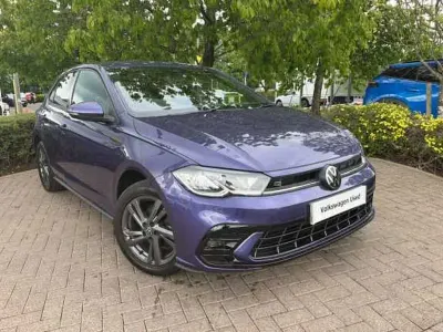 Used VW Polo R-line 95 HP (69 kW) 2023 Purple Hatchback