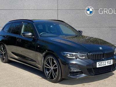 Used BMW 320 M Sport 184 HP (135 kW) 2022 Black sapphire metallic paint Estate