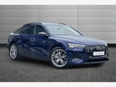 Used Audi e-tron Black Edition 230 kW (313 HP) 2022 Blue SUV