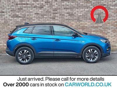 Used Vauxhall Grandland X SRi 130 HP (95 kW) 2020 Blue SUV