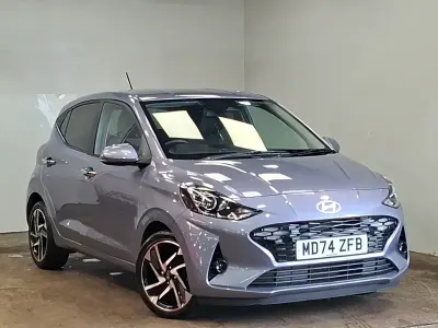 Used Hyundai i10 Premium 2024 Blue Hatchback