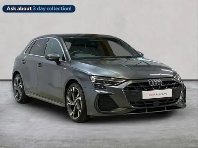 New Audi A3 S-Line 150 HP (110 kW) 2025 Grey Hatchback