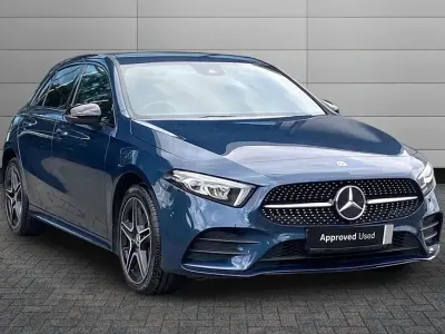 Used Mercedes A250 Executive 215 HP (158 kW) 2022 Blue Hatchback