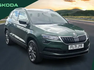 Used Skoda Karoq SE L 150 HP (110 kW) 2021 Green SUV