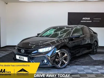 Used Honda Civic SR 129 HP (94 kW) 2017 Black Hatchback