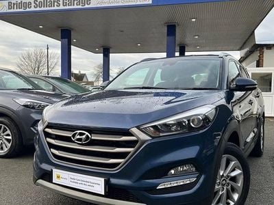 Blue Used 2017 Hyundai Tucson SE SUV | £9,995 (Fair price)