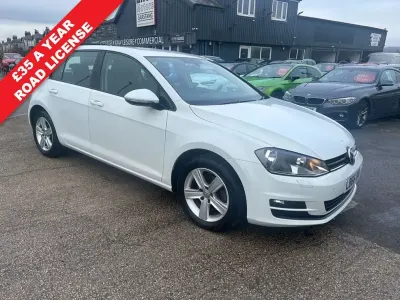 Used VW Golf VII Edition 125 HP (91 kW) 2016 White Hatchback