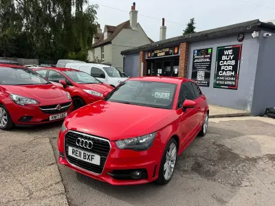 Used Audi A1 S-Line 86 HP (63 kW) 2011 Red Hatchback