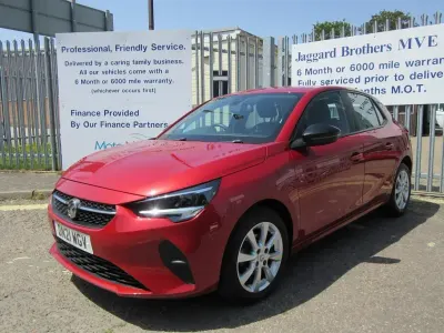 Used Vauxhall Corsa 75 HP (55 kW) 2021 Red Hatchback