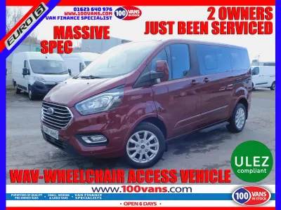 Used Ford Transit Custom 2022 Red Van