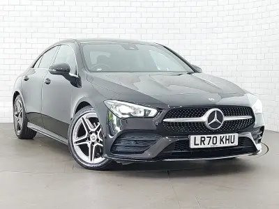 Usado Mercedes CLA180 AMG line 136 HP (100 kW) 2020 Preto Sedan